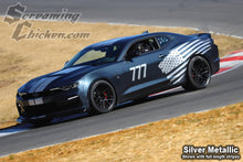 2016-24 Camaro Stars & Stripes Side Stripe- silver metallic 1