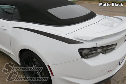 2016-23 Camaro Quarter Spears- matte black 2
