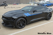 2016-23 Camaro Side Accent Stripes- metallic blue