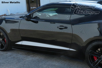 2016-23 Camaro Lower Body Accent Stripes- silver metallic