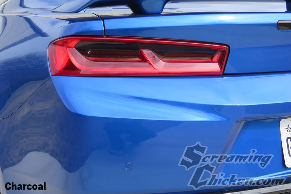 2016-18 Camaro Smoked Tail Light Inserts- charcoal