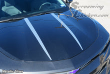 2016-18 Camaro Hood Spears- metallic silver