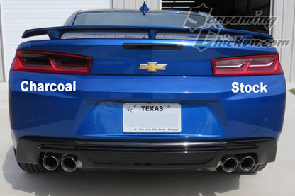2016-18 Camaro Smoked Tail Light Inserts- comparison