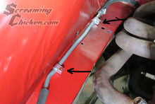 2pc Aluminum Line Clamps - 4  pack- installed