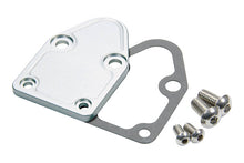 Small Block Chevy Fuel Pump Block Off Plate - Billet Aluminum