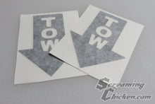 Tow Hook Stickers - uninstalled
