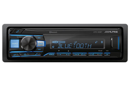 Alpine UTE-63BT Bluetooth single DIN radio