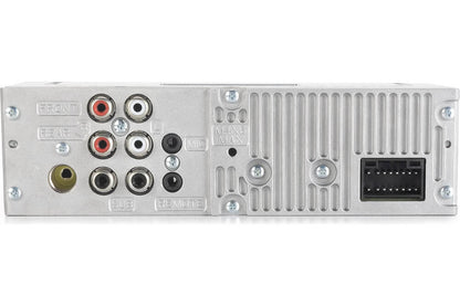 Rear connections on Alpine UTE-63BT digital media receiver