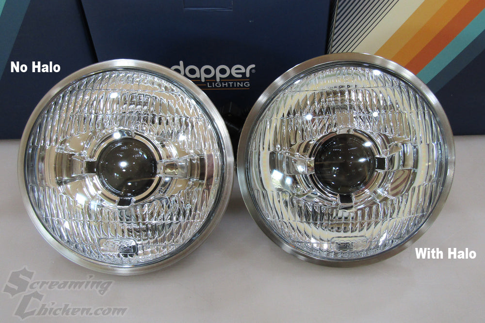 1967-69 Camaro Dapper LED Seven Headlights (Pair)