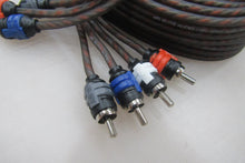 17-Foot-long OFC 4-channel RCA Cables