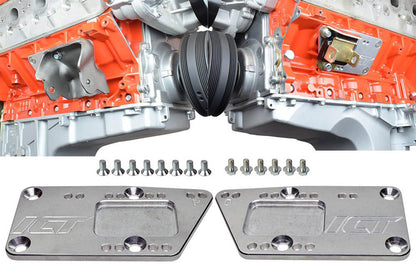 1973-81 Camaro/Firebird ICT Billet Adjustable SBC to LS Motor Mount Adapters