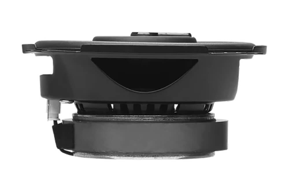 Side view of JBL Stage3 48F 4-inch dash speaker