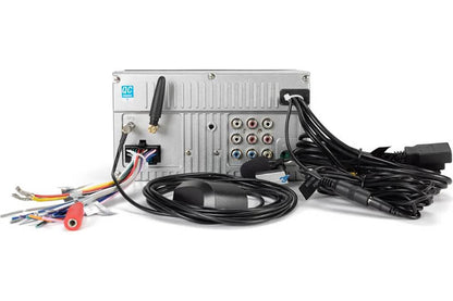 Rear connections on Jensen CAR723W double DIN radio