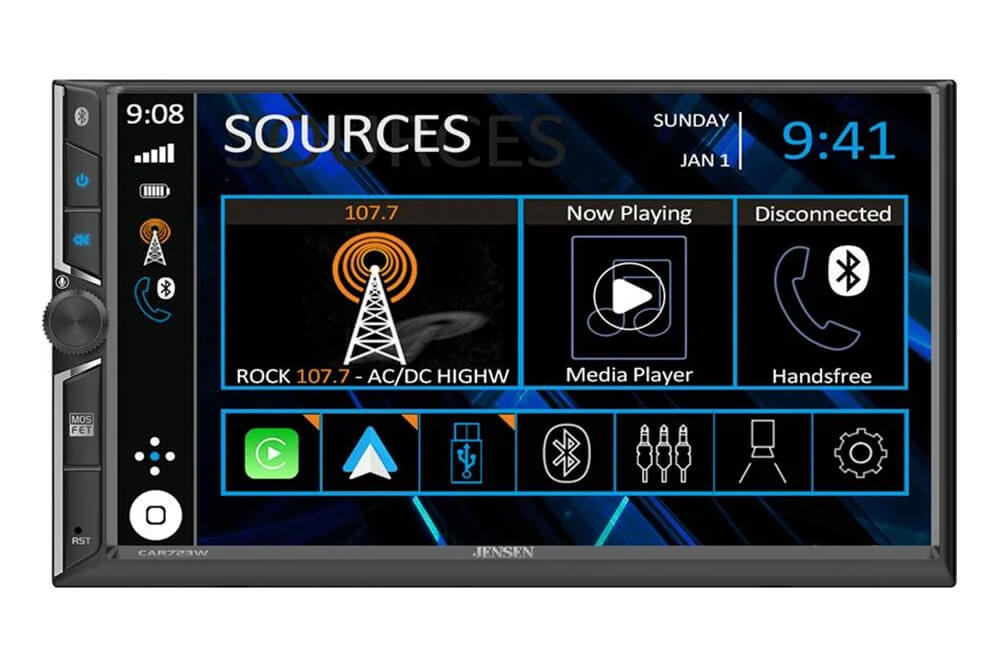 Jensen CAR723W radio for 1982-2002 Camaro Firebird