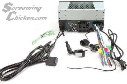 Rear connections on Kenwood DMX5710S receiver