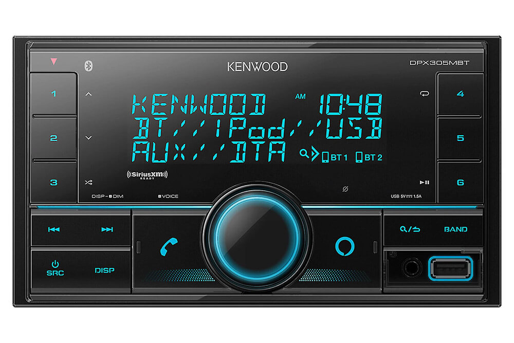 Kenwood DPX305MBT double DIN radio for Camaro, Firebird & Trans Am