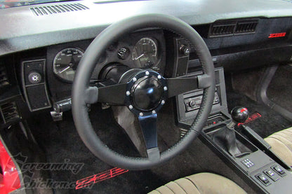 1969-81 Camaro/Firebird Black Lecarra 3 Spoke Billet Steering Wheel