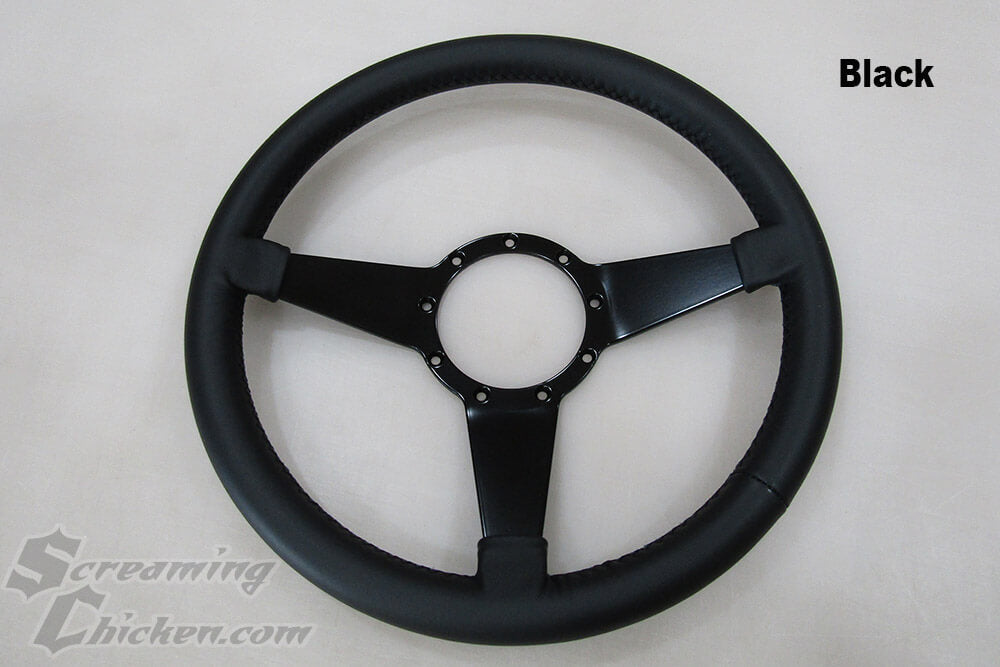 1969-81 Camaro/Firebird Black Lecarra 3 Spoke Billet Steering Wheel