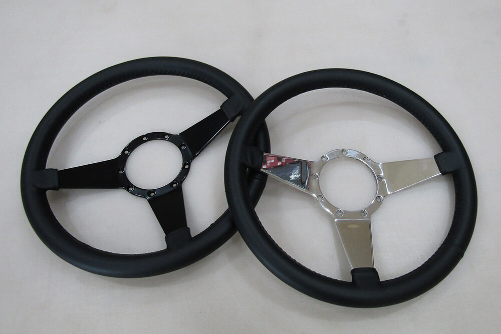 1969-81 Camaro/Firebird Black Lecarra 3 Spoke Billet Steering Wheel