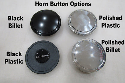 1982-92 Camaro/Firebird Black Lecarra 3 Spoke Billet Steering Wheel