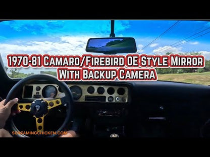 1970-81 Camaro/Firebird OE Style Mirror With Forward and Rear Cameras