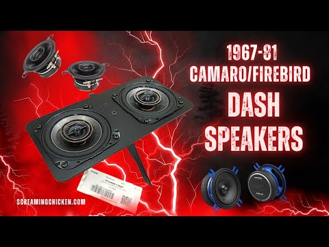 1970-81 Camaro & 1970-79 Firebird Pioneer Dash Speakers w/ Bracket