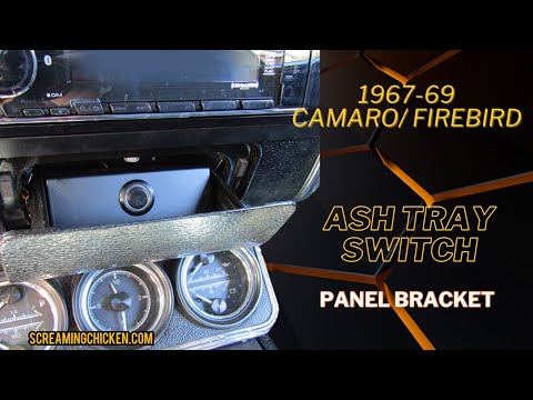 1969 Camaro Ashtray Switch Panel Bracket – Screaming Chicken