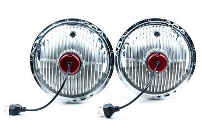 1967-69 Camaro Holley Retrobright Headlights - uninstalled rear view