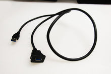 Square Flush Mount Single Port USB 3.0 Cable