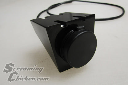 Round Flush Mount Single Port USB 3.0 Cable- closed